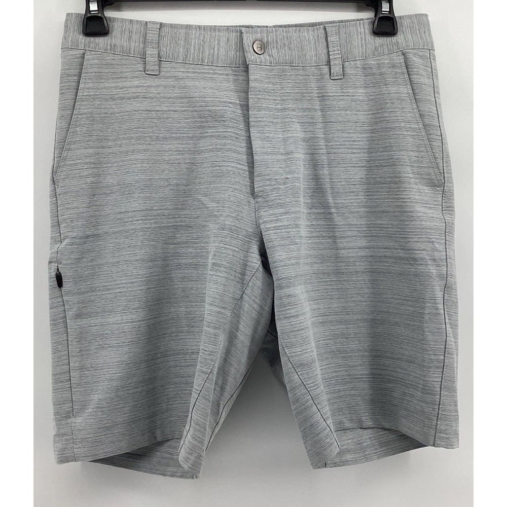 BYLT Shorts Mens Size M Gray Kinetic Golf Performance Stretch Chino Casual